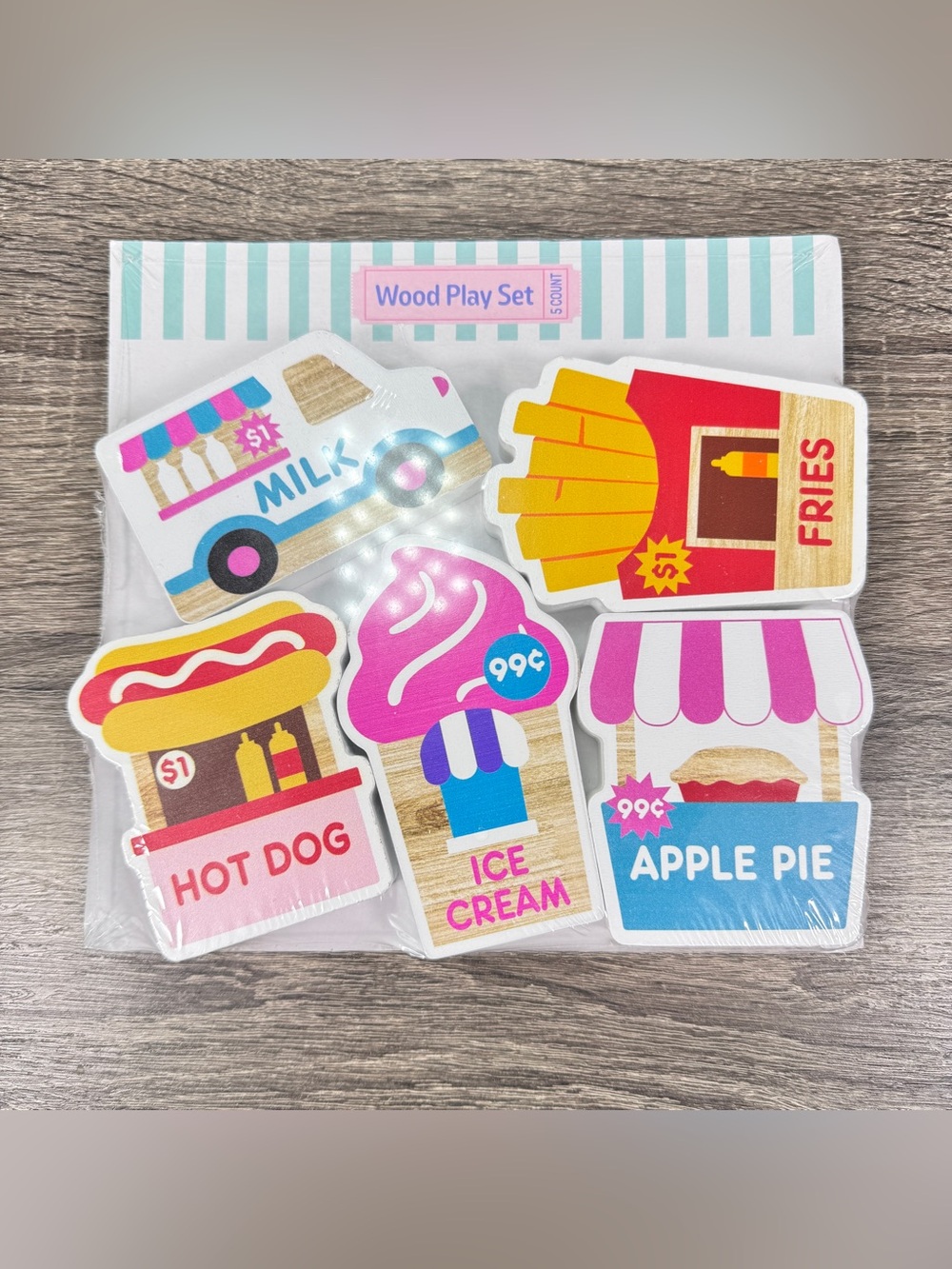 NEW Target Bullseye Playground Carnival Food Blocks